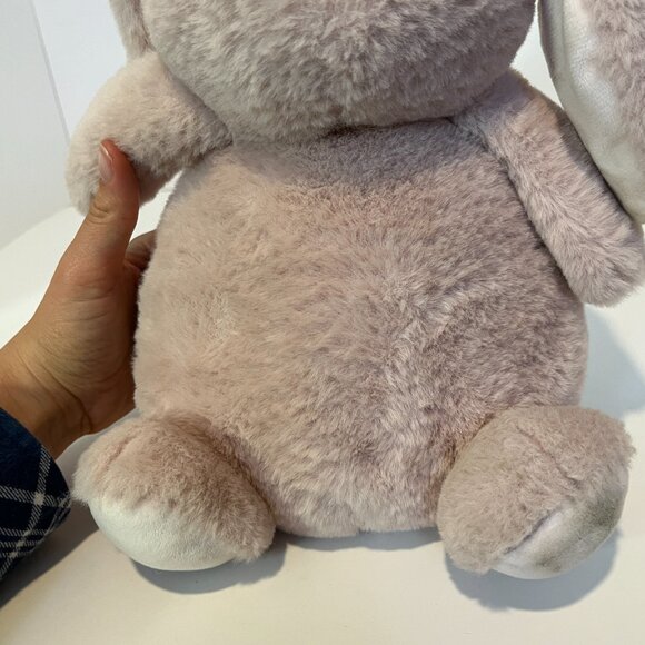 Manhattan Toy Company 11" Pink Chubby Plush Easter Bunny Lop Ear Rabbit 2018 - Picture 16 of 16